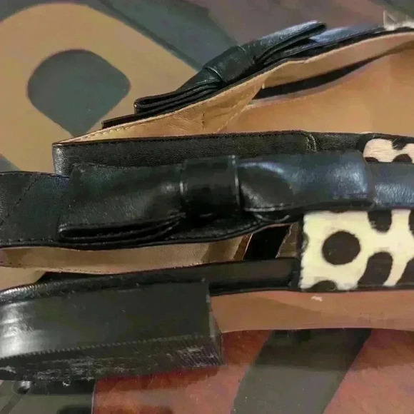 NWOT Linea Paolo Calf Hair Sling Backs Size 8M - Picture 5 of 11